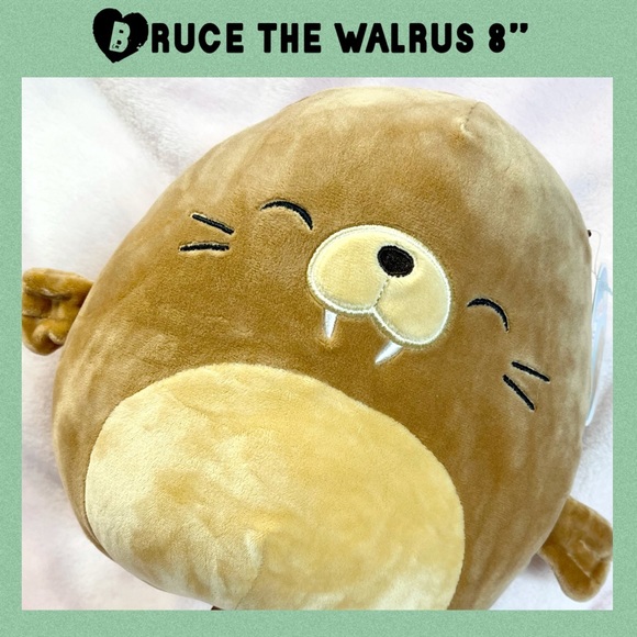 bruce the walrus squishmallow 16 inch